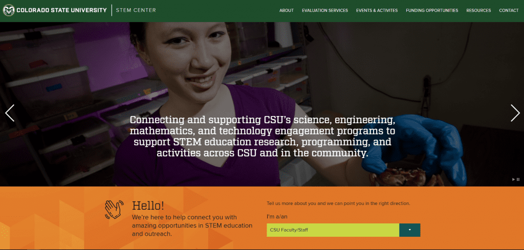 New STEM Center Website