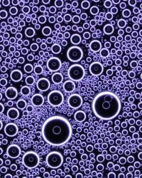 Water droplets on newly developed specialized condensation surface